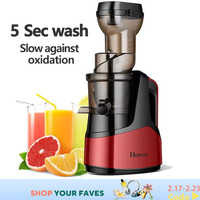 Huwow Wholesale Drinkware Juicer Table 3c Tritan Material Stirring Manual Juicers Blenders Easy To Clean Low Speed Antioxidant