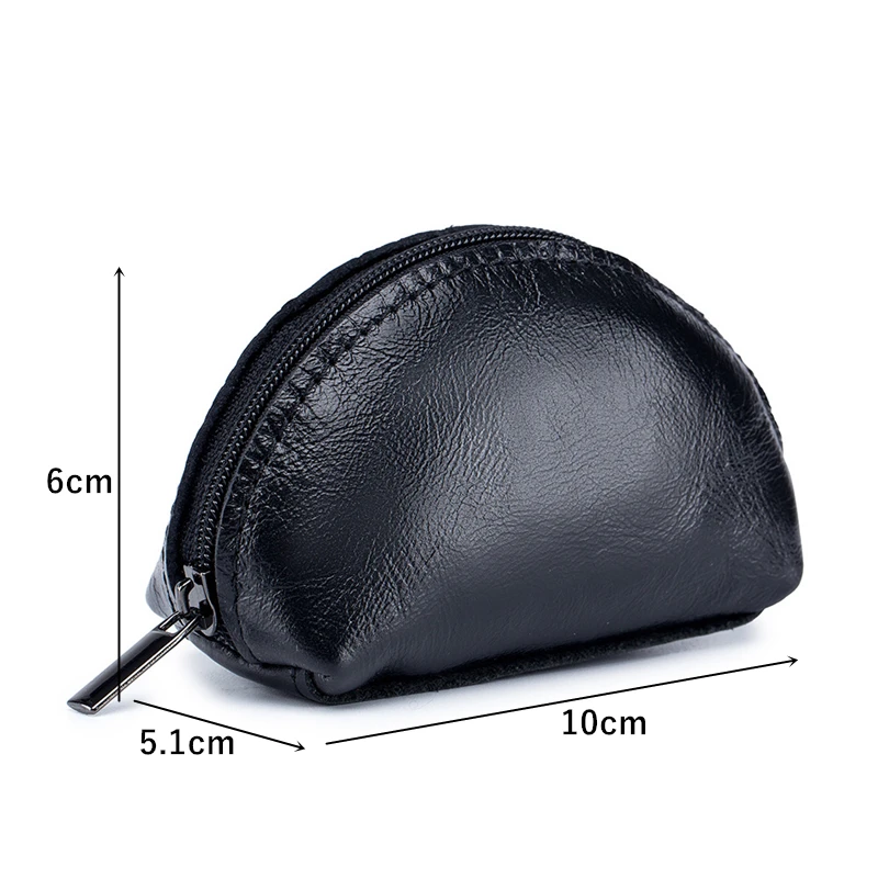 Mini Fashion Coin Purse for Women Men Genuine Leather Creative Cute Money Headphone Bag Credit Card Holder Travel Wallet