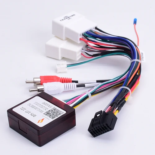 Imagen 2 del producto Arnés de cableado de Radio de 16 pines para coche, caja Canbus para Mitsubishi Outlander Pajero (2006-2013), cable estéreo, adaptador Android del mercado de accesorios