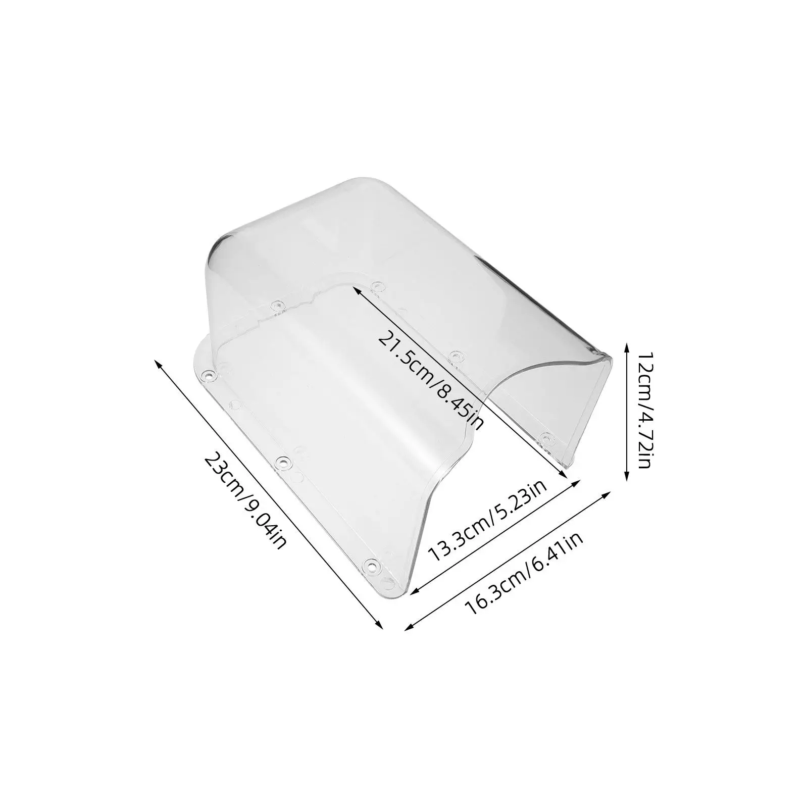 Clear Outdoor Waterproof Cover High Transparency Protective Shield for Doorbell Rain Cover Facial Recognition Attendance