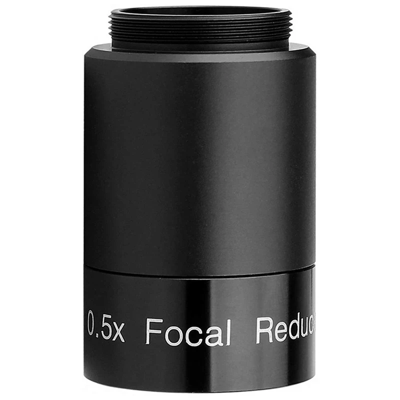 Hot 0.5X Focal Reducer +Telescope 1.25 Inch C Mount Adapter Green Coated For Telescope Astrophotography Astronomy