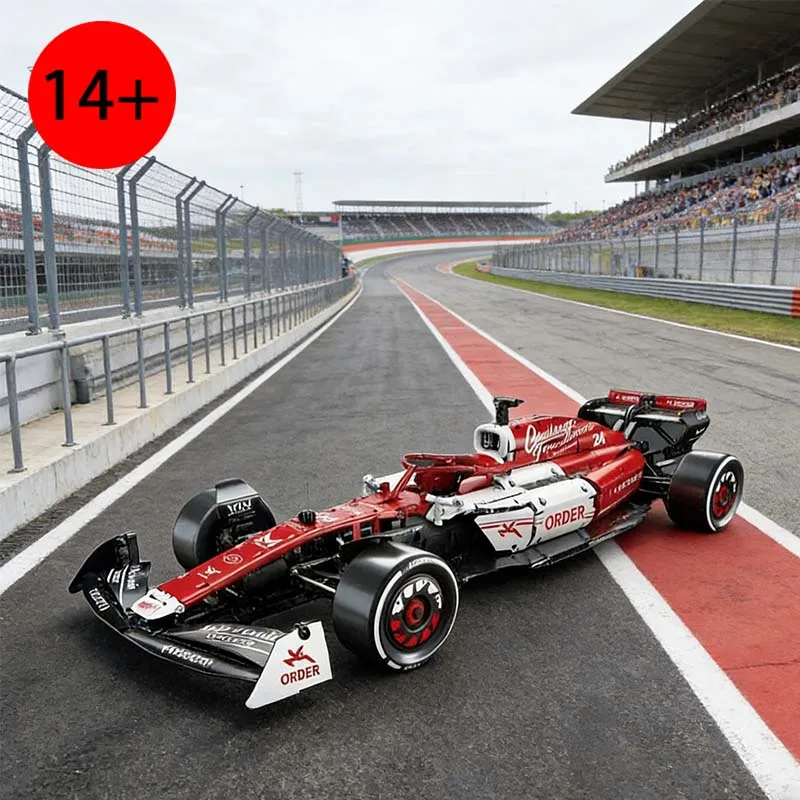 

1770PCS 1:8 Large Racing Car MOC Building Blocks DIY Assembly Model Bricks Set Festival Gift Toys