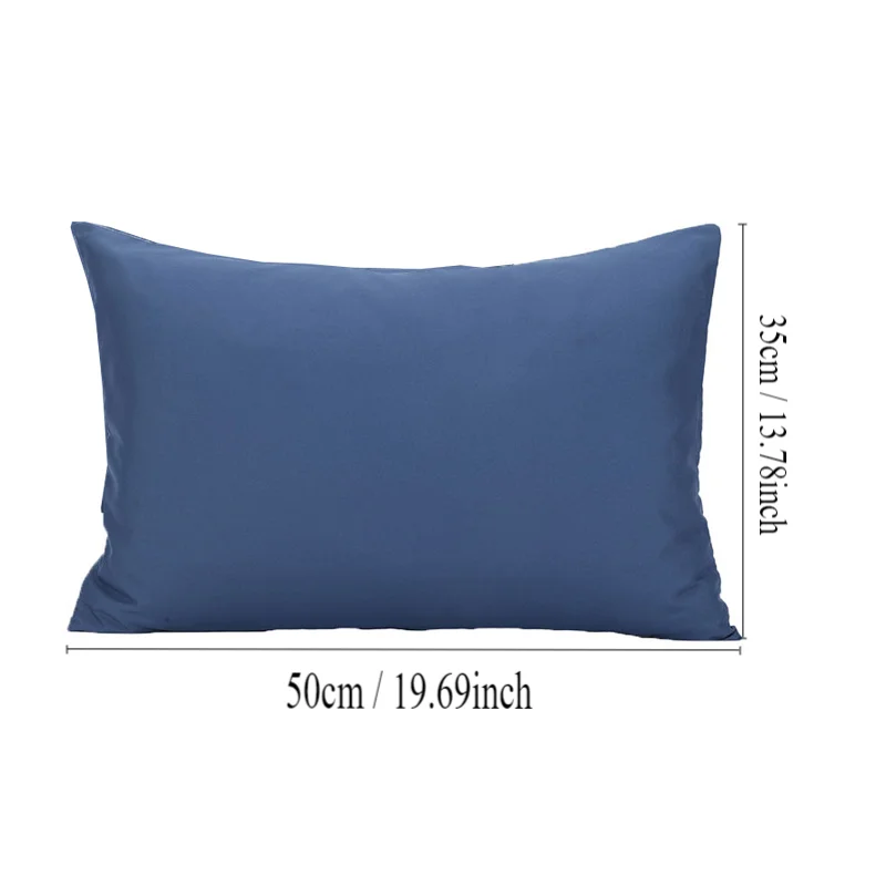 1pc 100% Brushed Pillowcases , Super Soft and Cozy, Wrinkle, Fade, Resistant with Envelope Closure Bed Pillow Cases,