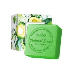 100g Avocado Handmade  Soap Facial Deep Cleaning Even Skin Tone Skin Lightening Soap Oil Control Moisturizing Skin Care