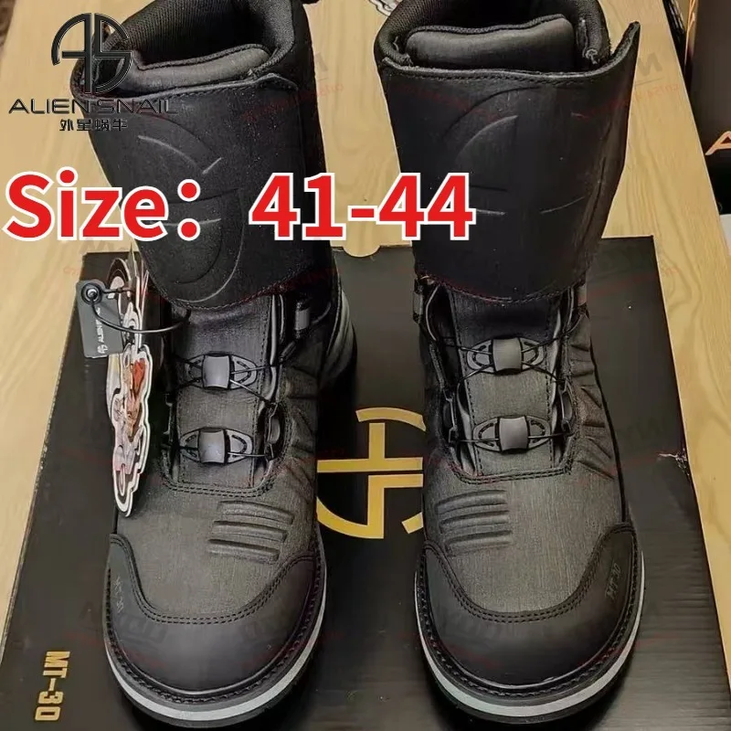 

ALIEN SNail MT-30 Cowhide Boots, Waterproof Anti-slip Anti-fall Knob Design for Dirt Bike ATV Motorcycle Racing Riding
