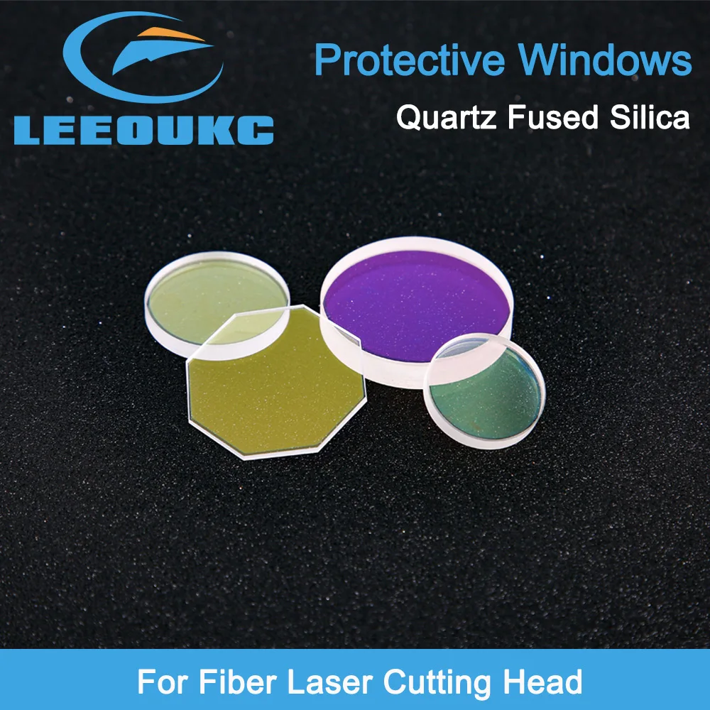Imagem -03 - Lente de Proteção a Laser de Vidro 10 Pcs Janelas Protetoras Fused Silica Dia18 20 22.35 24.9 25.4 26.5 27.9 28 para Raytools Wsx by