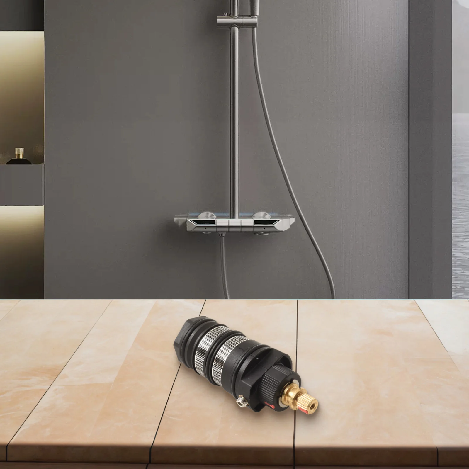 

Home Improvement Plumbing Fixtures Thermostatic Spool Valves Thermostat Cartridge Bath Mixer Faucet Shower Valve