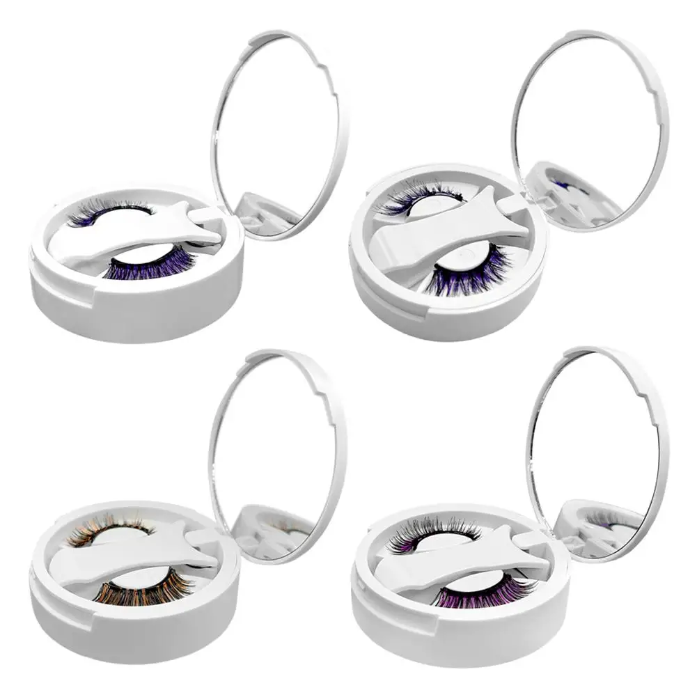 Pestañas postizas de Color de succión magnética, pestañas de guilo cómico, volumen Natural, No se necesita pegamento, reutilizables para fiesta diaria