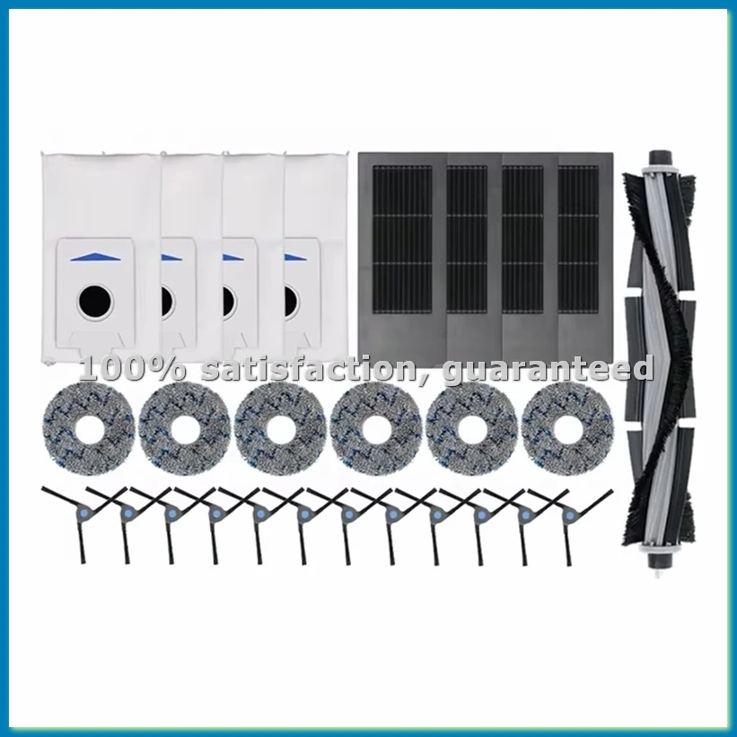 For X2 Omni/X2 Pro/X2 Robot Vacuum Accessories Roller Main Side Brush Filter Mop Cloth Dust Bag Parts-A57M