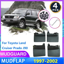 for Toyota Land Cruiser Prado LC90 FZJ90 90 J90 1997~2002 Wheel Mudguards Fender Mudflap Mud Flaps Splash Guard Car Accessories