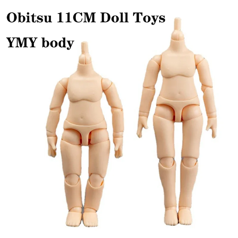 Obitsu 11CM Doll Toys YMY Body Suitable For Nendoroid GSC Head Ob11 BJD Doll Body Spherical Joint Doll Toy Hand Set Accessories