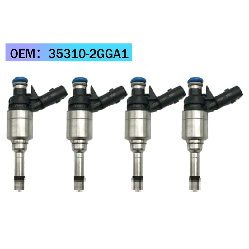 

4Piece Fuel Injector Nozzle 35310-2GGA1 Replacement Accessories For HYUNDAI SANTA FE 2017-2020 KIA OPTIMA 2016-2019