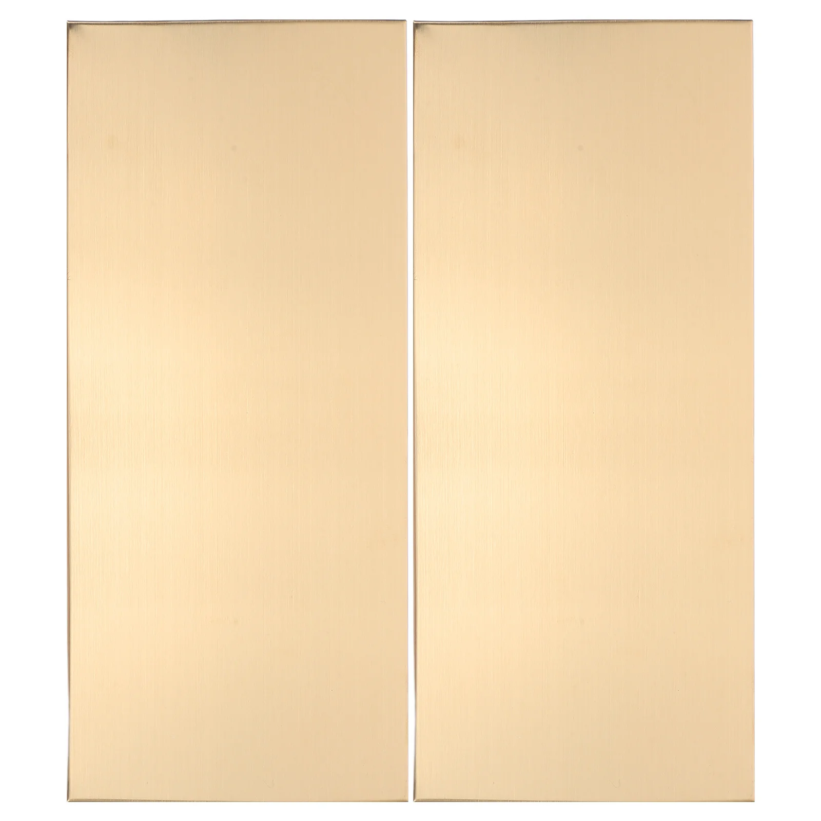 

Metal Blank Door Plates Set 15x7cm Rectangle Durable Number Nameplate for Home Office Customizable Outdoor Indoor Use