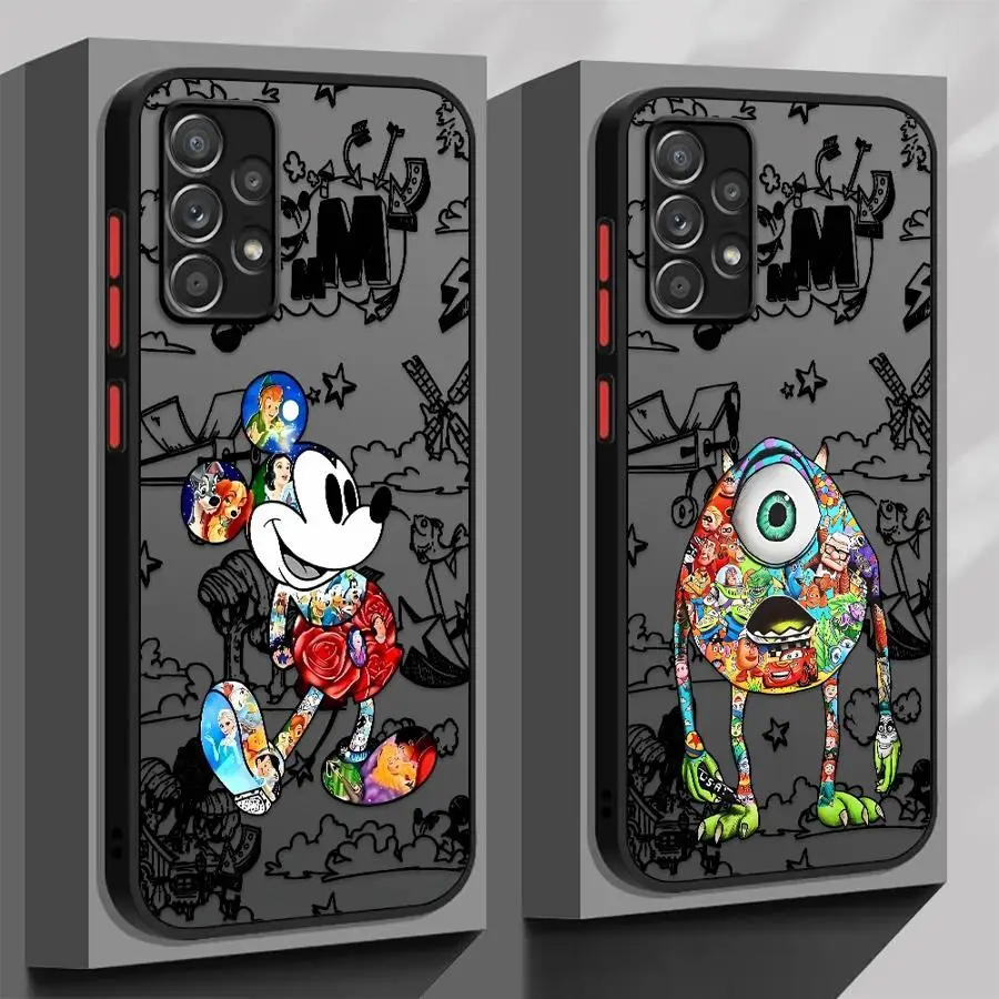 

Чехол для телефона Samsung Galaxy A56 A21 A52 A71 A22 A32 A73 A31 A36 A72 A25 A26 A23 Soft Cover Disney Mickey Minnie