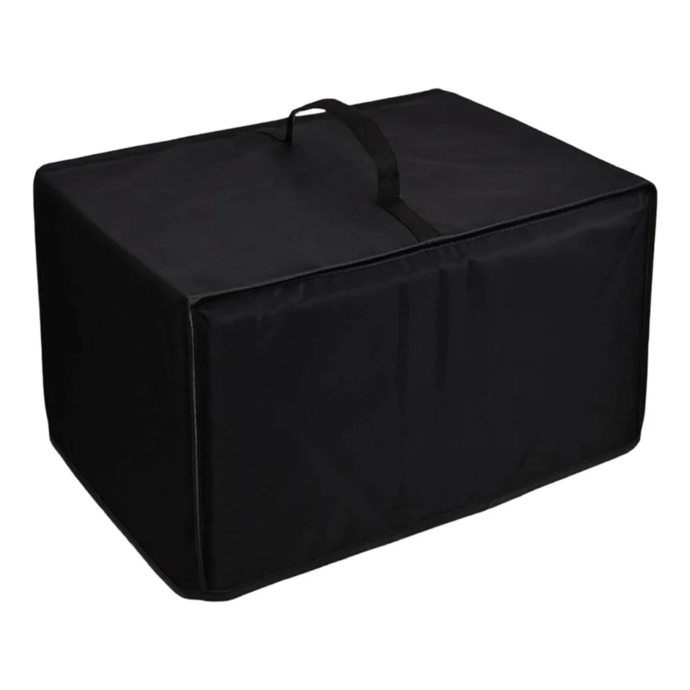 Protective dust cover for slow cooker fits 8 and a half quart capacity 49x38x25cm made from 600D nylon black easy to maintain