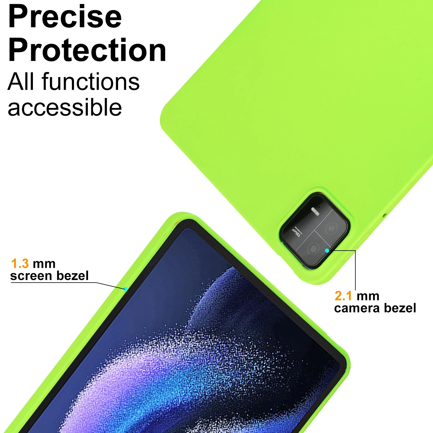 เคสแท็บเล็ตกันกระแทกสําหรับ Xiaomi Pad 6S Pro 2023 Soft TPU Soft Cover สําหรับ Xiaomi Pad 6