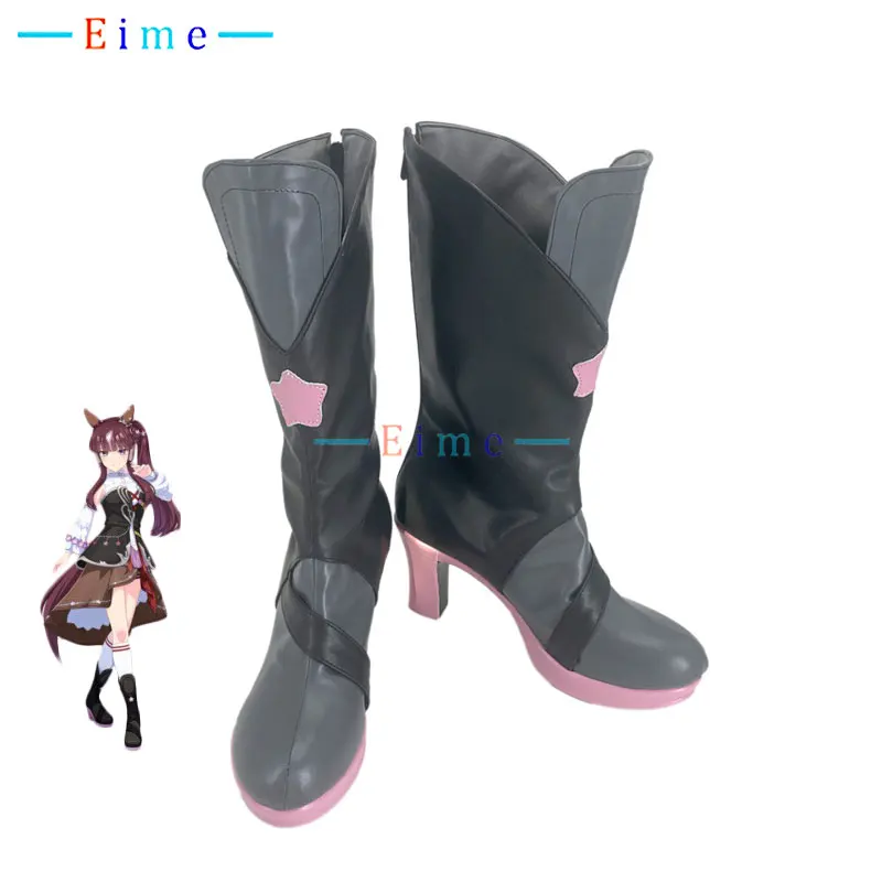 

Game Pretty Derby Lucky Lilac Cosplay Shoes Anime Accessories Cosplay Props Halloween Carnival Boots PU Shoes Custom Made