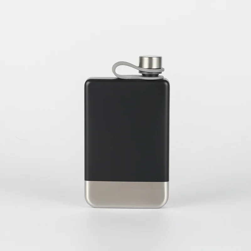 9oz Portable Pocket Hip Flask Outdoor Travel Stainless Steel Wine Bottle Flask Whiskey Wine Pot Metal Alcohol Flasks Men