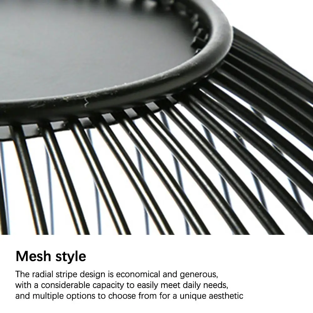 Metal Wire Fruit Bowl Exquisite Iron Arts Fruit Storage Baskets For Kitchen Counter Vegetables Bread Snacks Plate Decorative