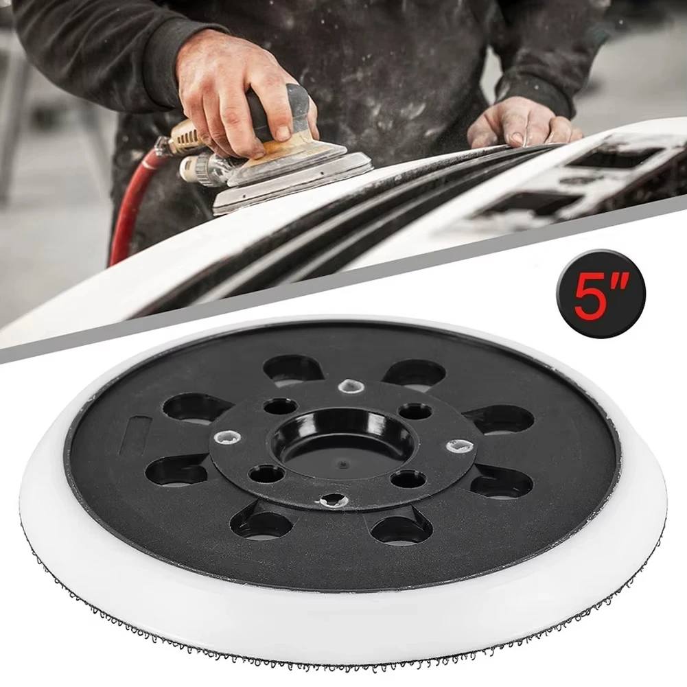 Tampons de ponçage de support de 5 pouces, 125mm, pour Bosch PEX 300 AE 400 AE 4000 AE, disque de ponçage, polisseuse, ponceuse, accessoire
