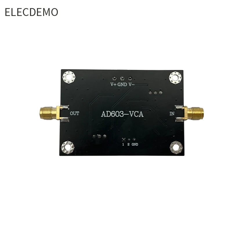 Moduł wzmacniacza o zmiennym wzmocnieniu VCA, szeroka pasmo przenoszenia, zakres wzmocnienia od -20 do 60 dB, ręczne lub programowalne sterowanie za pomocą DAC, DIY AD603 — zdjęcie produktu 3
