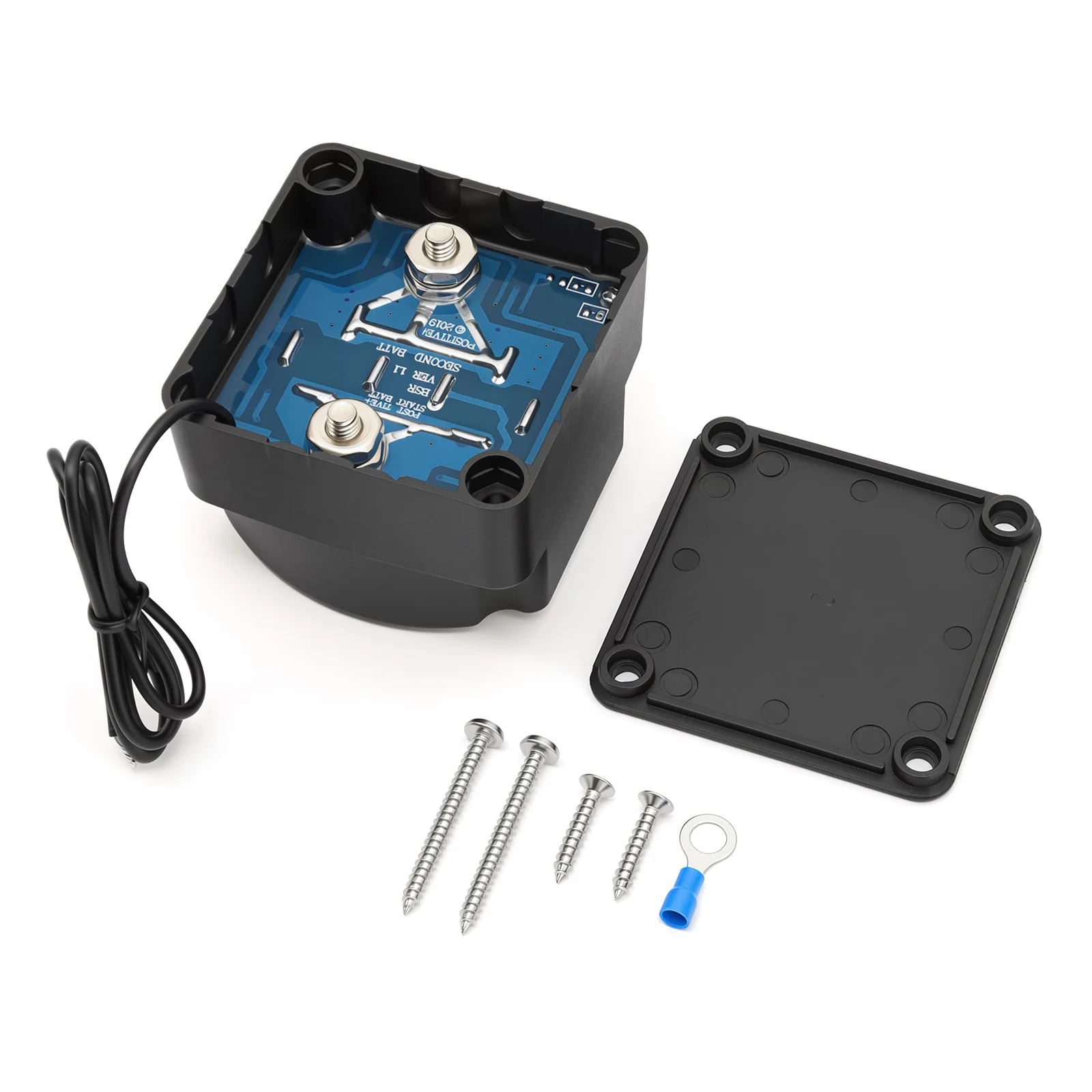 N Car Smart Battery Isolator 12V 140A Voltage Sensitive Split Charge Dual Battery Smart Isolator for Camper ATV UTV Boats rvs