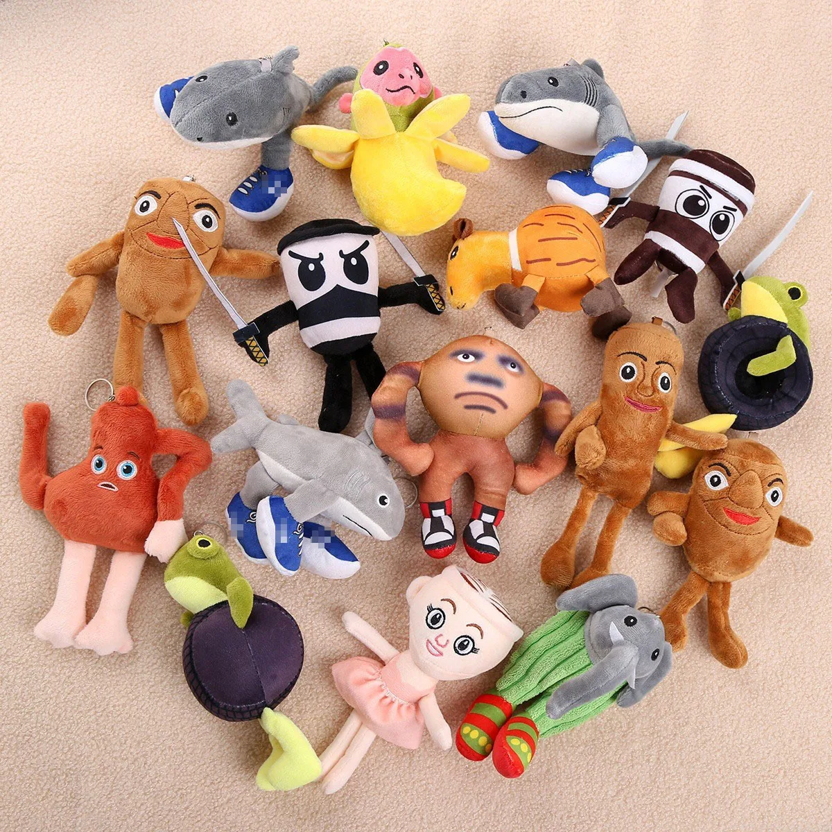 

Tralalelo Tralala Plush Tungtungtung Italian Brainrot Al Tralalero Tralala Plush Doll Stuffed Soft Pillow Custom Toys