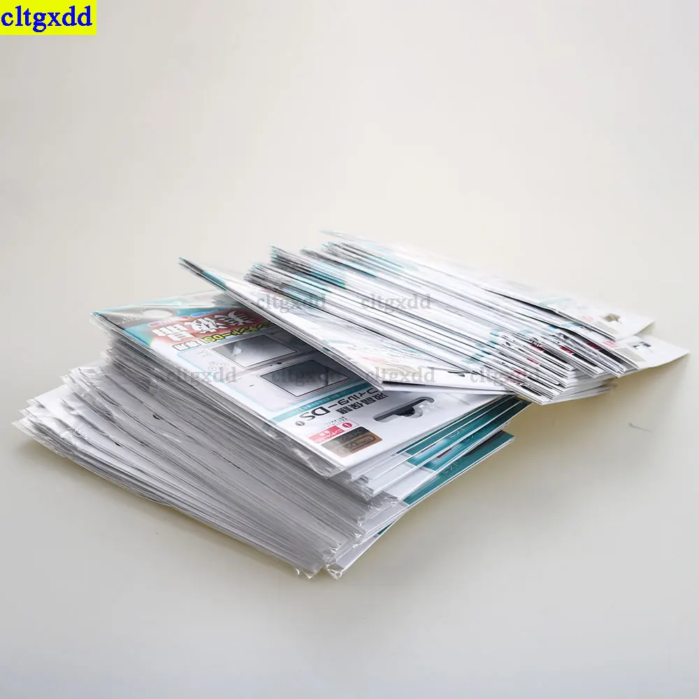 cltgxdd 1piece FOR NDS DSi XL LL NDSL DS Lite LCD upper and lower screens HD transparent protective film accessories