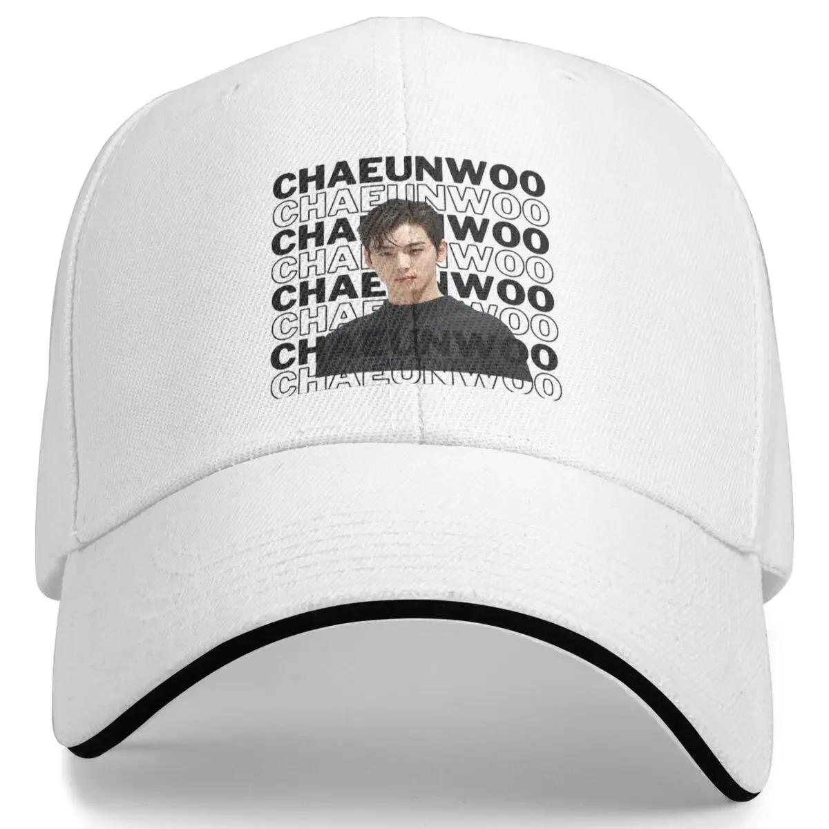 Cha Eunwoo Astro Baseball Cap Cha Eun Woo Singer Casual Men Adult Trucker Hat Sun-Proof DIY Tennis Skate Baseball Caps Gift Idea