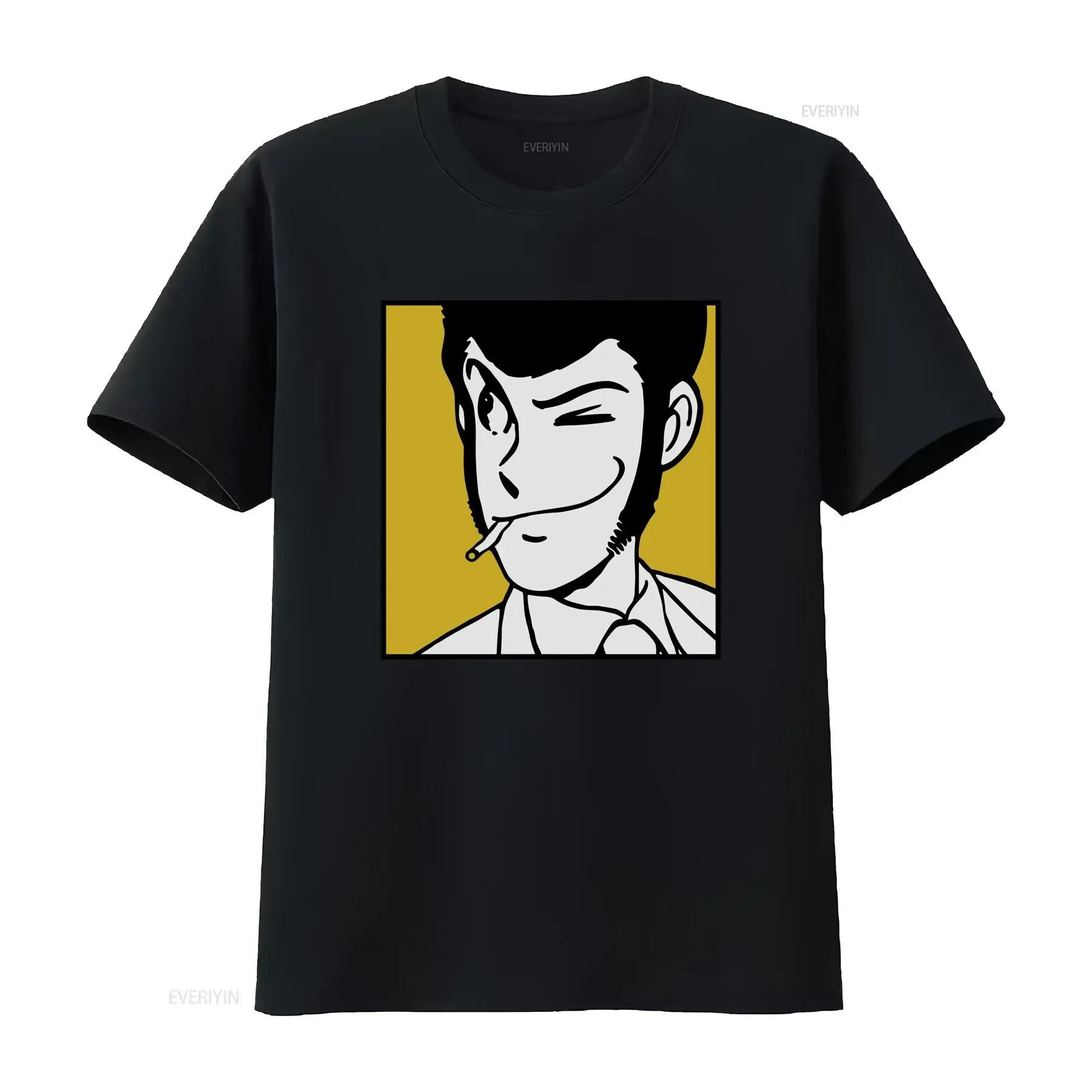 Lupine Third T Shirt Jigen Margot Fujiko Zenigata vintage Washed Unisex Comfortable Soft Stylish Stretched Versatile streetwear