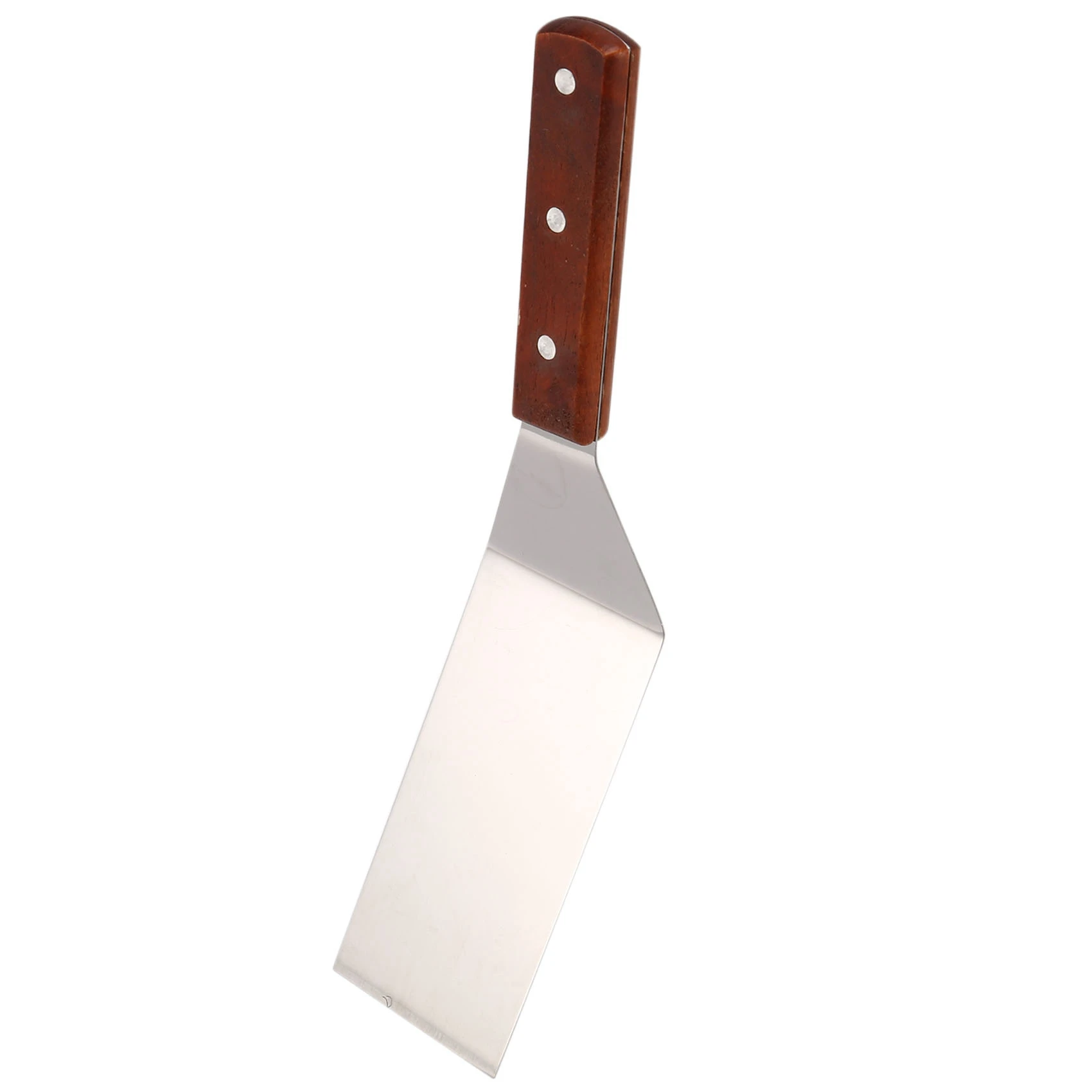 Stainless Steel Flat Frying Spatula With Wooden Handle Pizza Spatula Steak Frying Spatula Cooking Spatula Baking Tools Limited T