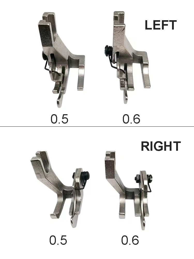 Top Stitch Walking Foot DY Industrial Synchronous Sewing Machine Accessories Right / Left Edge Guide Presser Feet For U192 U193