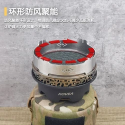 Pure Titanium Bracket Windshield Bracket for KOVEA for Alpine Master for Reactor Stove Special Stainless Steel Windproof Ring