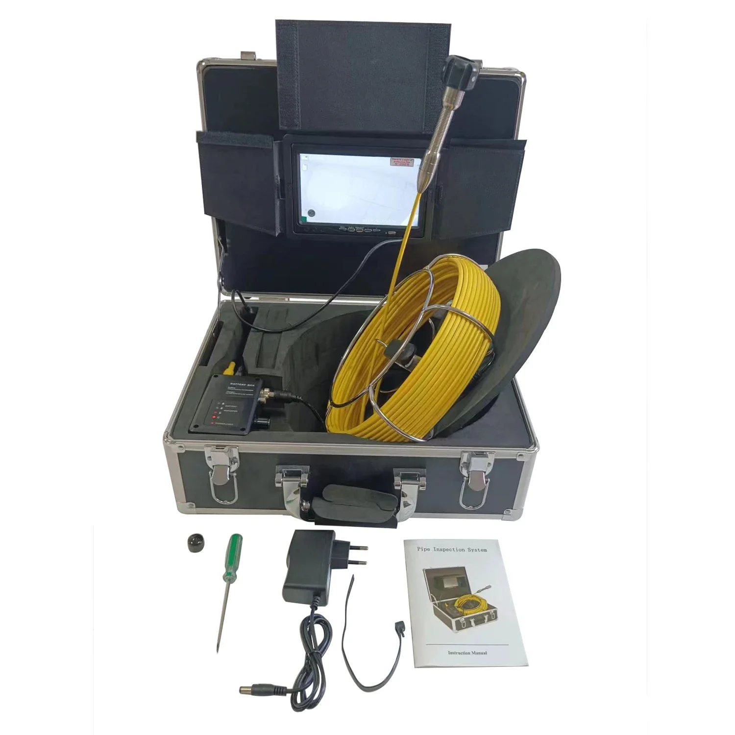 Sewer Pipe Inspection Camera - Endoscope Video Plumbing System W 65ft Cable And 7