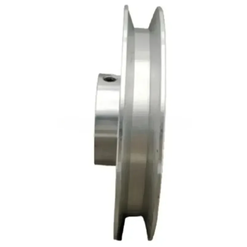40mm 60mm 80mm Aluminum Alloy Single V-belt Pulley Spindle Motor Pulley, Model Transmission Wheel A- type V-belt Pulley