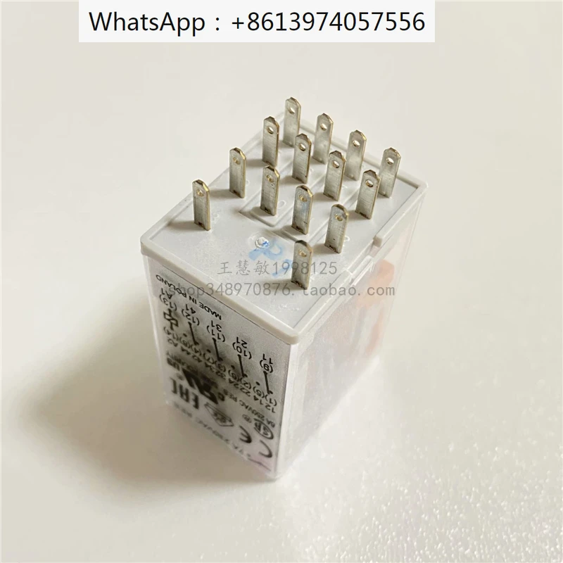 R4N-2014-23-104-WT | RELPOL Electromagnetic Relay 6A 24VDC 14 Pin Brand New Authentic