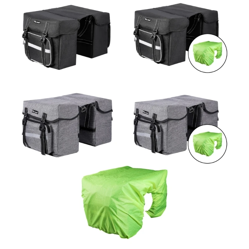 Multipurpose Bike Bag with Regulable Straps Rainproofed Cycling Panniers Bag