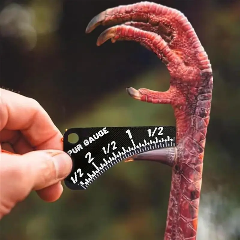 A12E-Turkey Spur Gauge ,Precision Tool For Accurate Spur Measurement Determination,Unique Measuring For Turkey Hunters