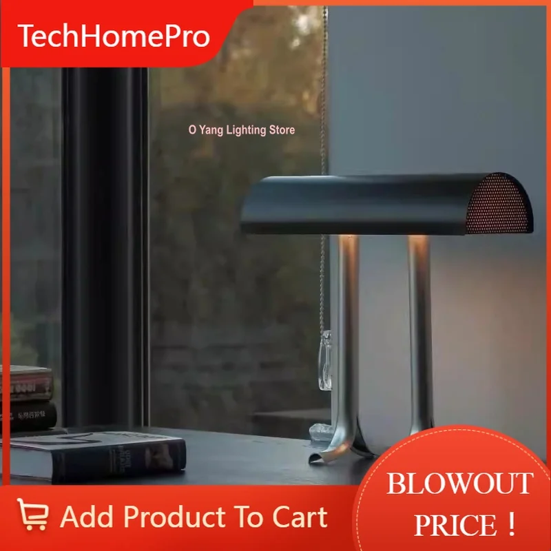 TechHPNew Nordic Danish Designer Book Table Lamp Study Bedroom Bedside Simple Modern Art Atmosphere Indoor Lamp