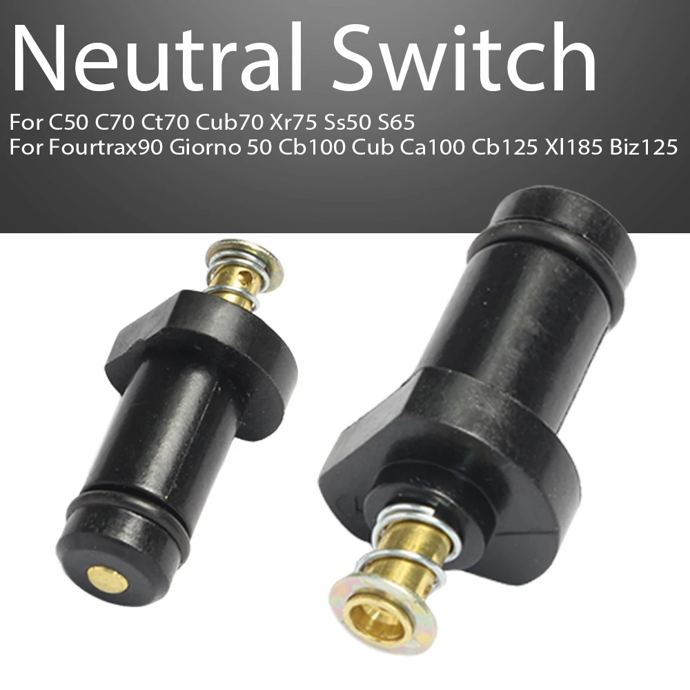 

Universal Motorcycle Neutral Switch Fit For Honda C50 C70 CT70 XR75 Fourtrax 90 Biz125 CB100 CB125 XL185