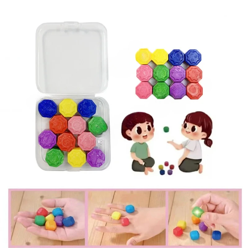 

12 шт./кор., корейская традиционная игра, Gonggi Jack, каменная камешка, набор упражнений, красочная забавная игрушка для снятия стресса