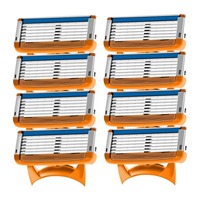 Beard Hair Trimmer 5 Layer Blades Replacement Men's Fusion Razor 5/6-layer Men's Razor Fusion Pro Power Shaving Shaver Male Face