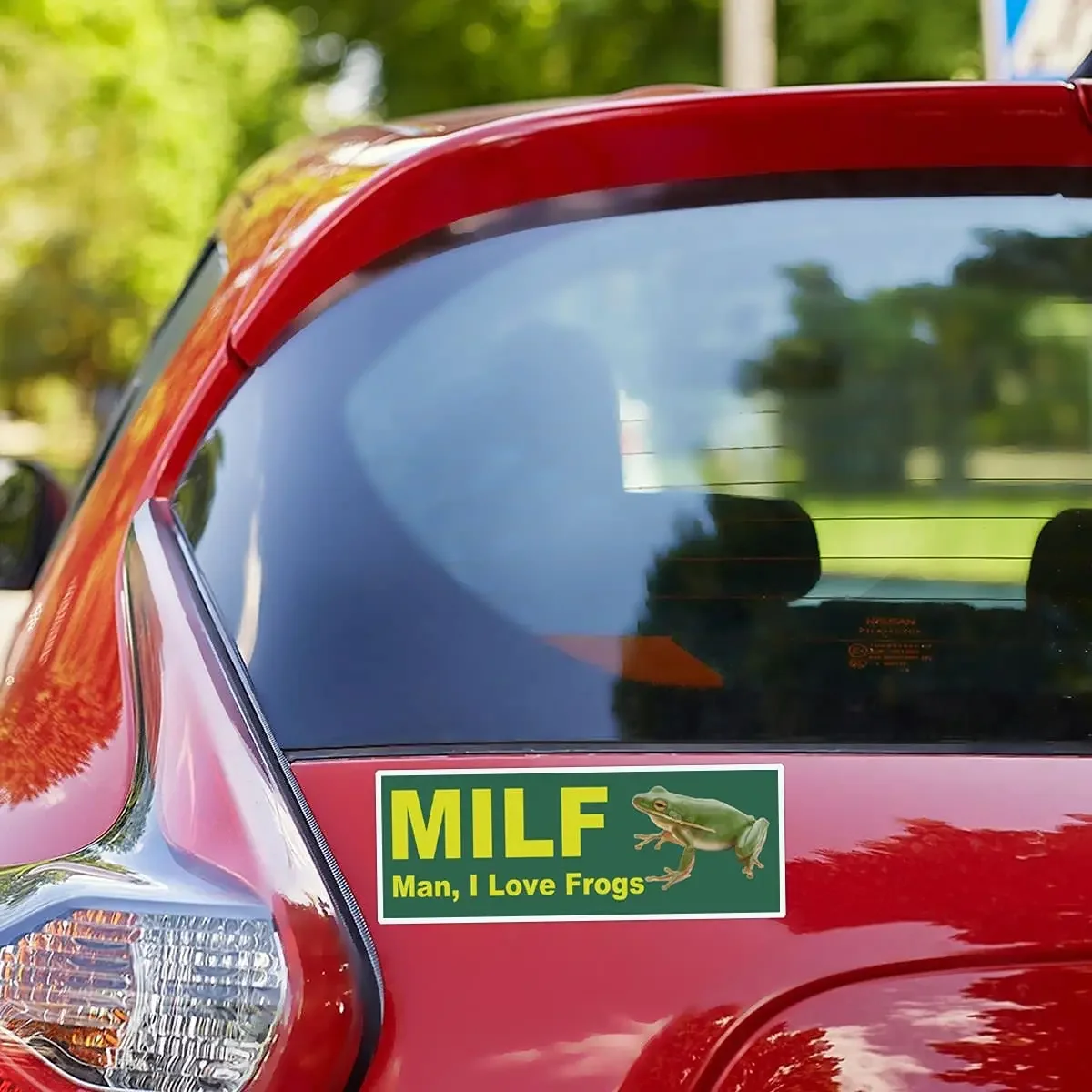 ملصقات الإبداعية جبهة مورو رجل أحب الضفادع ملصقات للسيارة متعددة الأشكال مضحك ملصقات-الشارات ملصق فينيل يموت قطع ملصقات حزم KK10cm #3