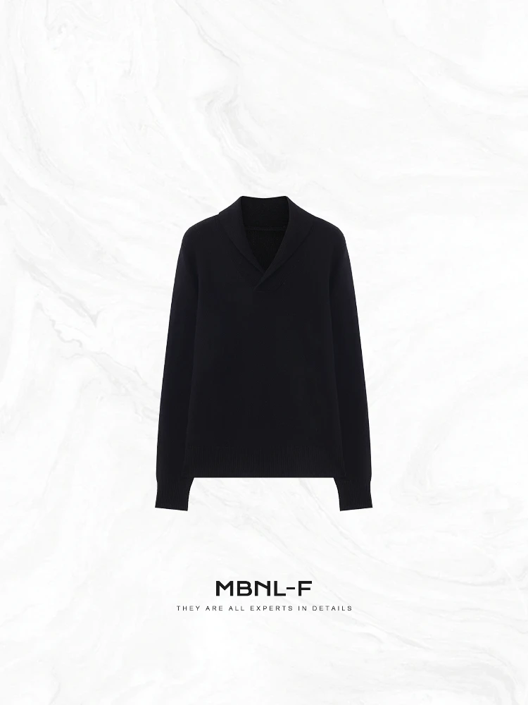 

Вязаный шерстяной свитер MBNLF, 00% шерсть, оливковый воротник, женский пуловер, весенняя мода, премиум-трикотаж для женщин