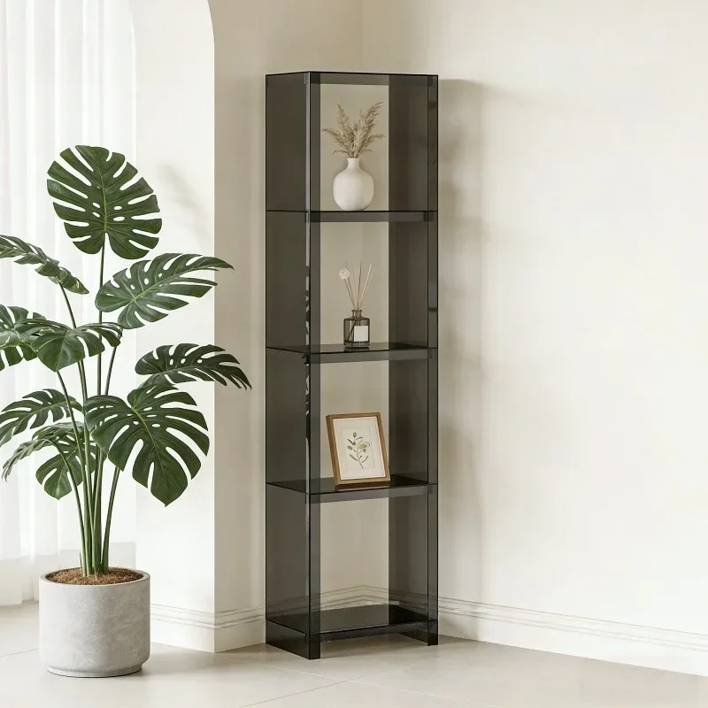 Display cabinet Bookshelf Shelf Living room figuredisplay shelf Floor-to-ceiling transparent displaycabinet Bookcase integrate