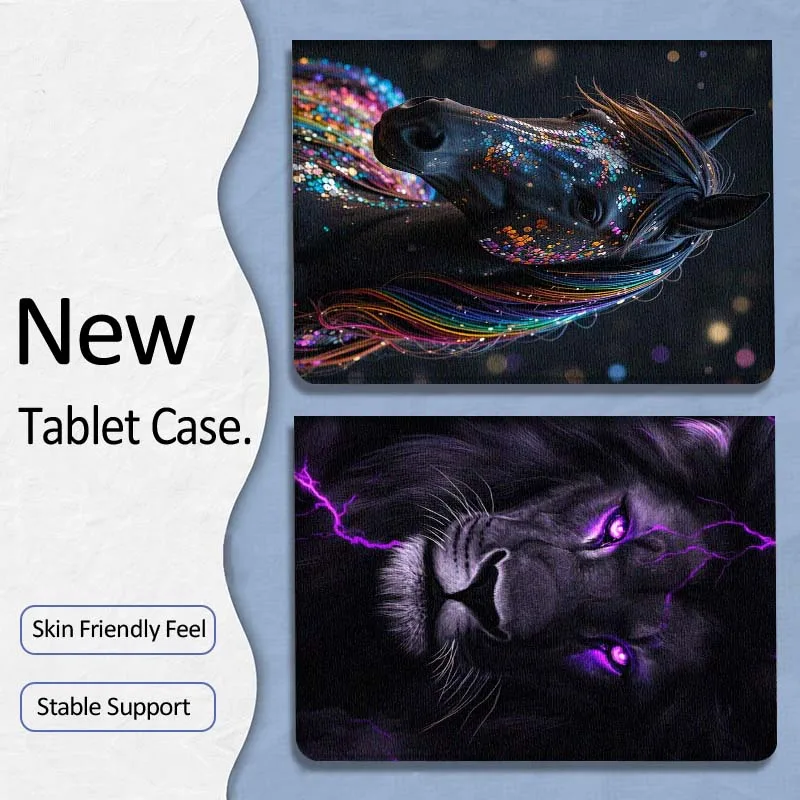 

Art Dog Popular Cool Lion Gift For Xiaoxin Lenovo Tab P12 Extreme Legion Y900 Idea Pro GT 12.1 2025 Foldable Tablet Case