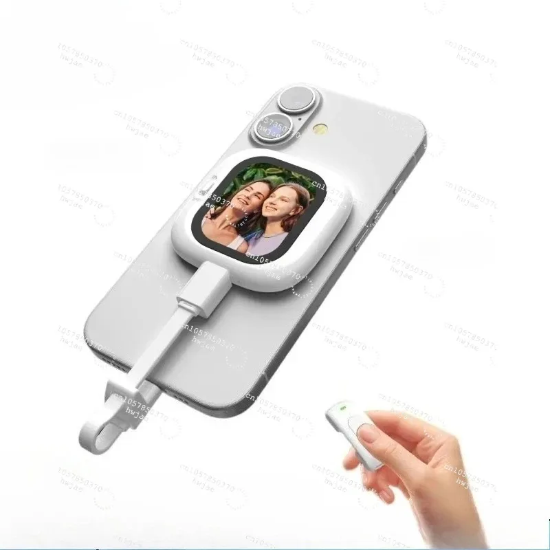 Mini  Magnetic Selfie Monitor, 700nits Brightness, Wireless Remote Control, Vlog Live View Screen, Portable Vlogging Gift
