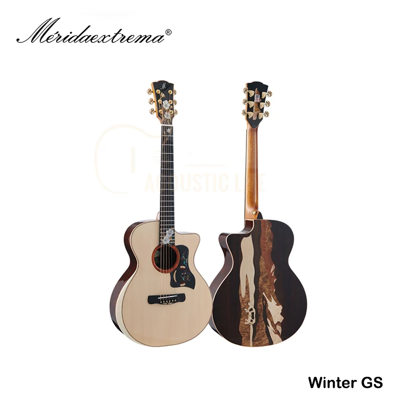 

Merida Extrema Winter GS Professional 38 Inch Acoustic Guitar Travel Guitar Beginners Guitar Acoustic Musical Instruments