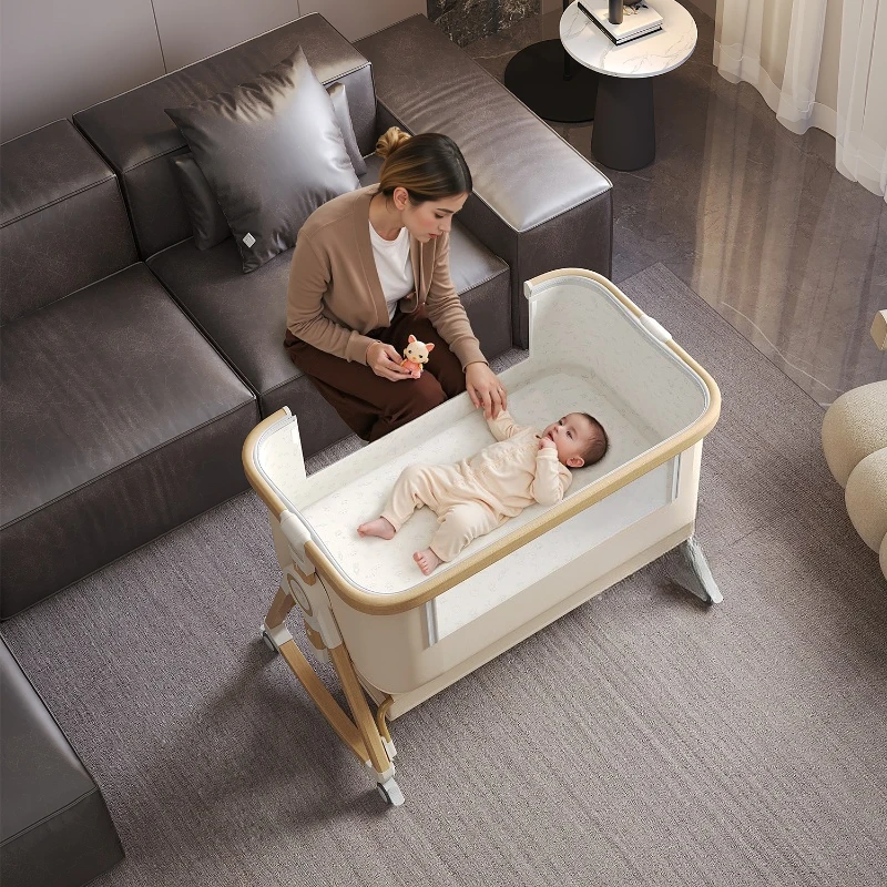 Crib Removable Portable Cradle Bed Foldable Bed Renewal