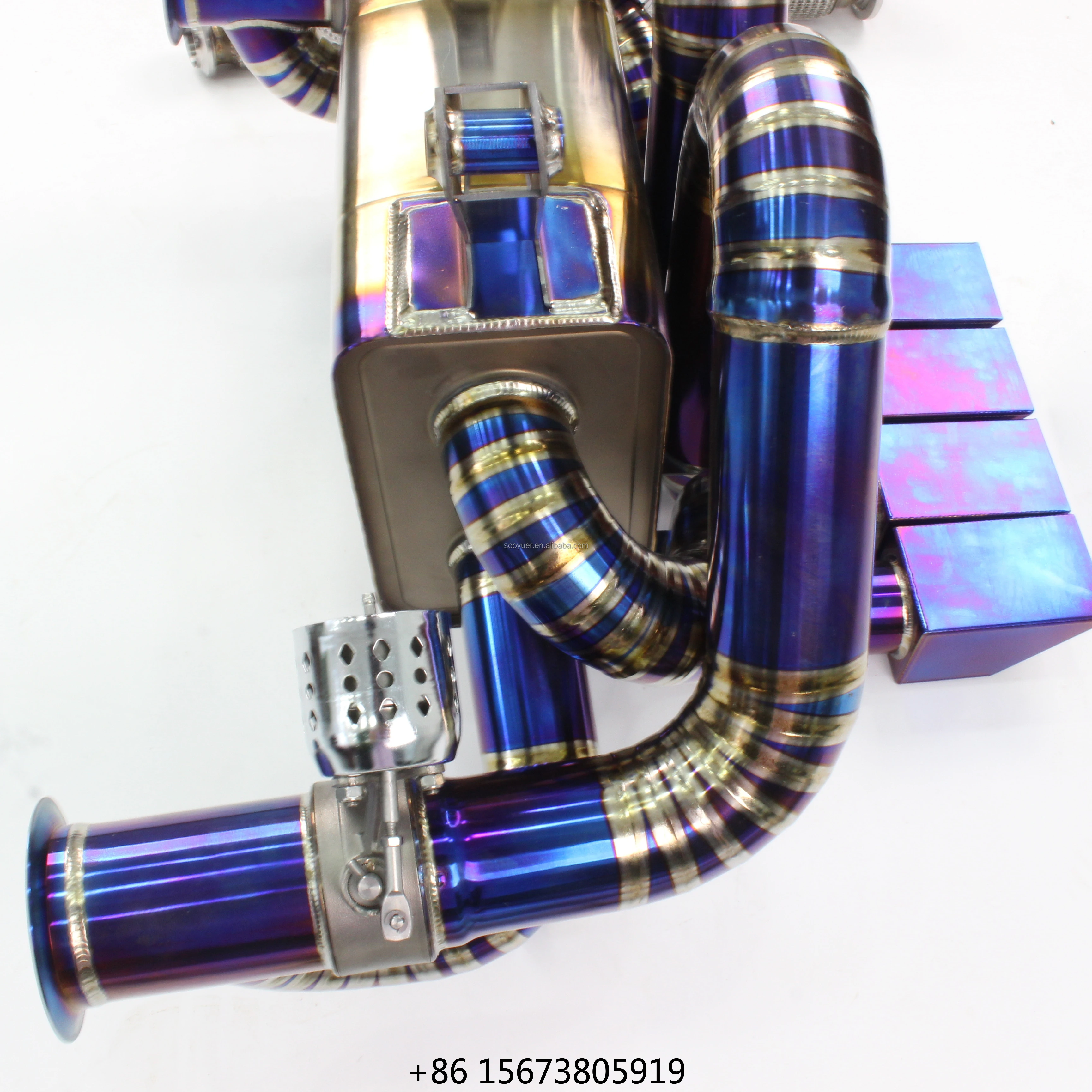 

Catback Muffler Exhaust Pipes for Aventador LP700 6.5 Titanium Motorsport Vacuum ValveCustomed
